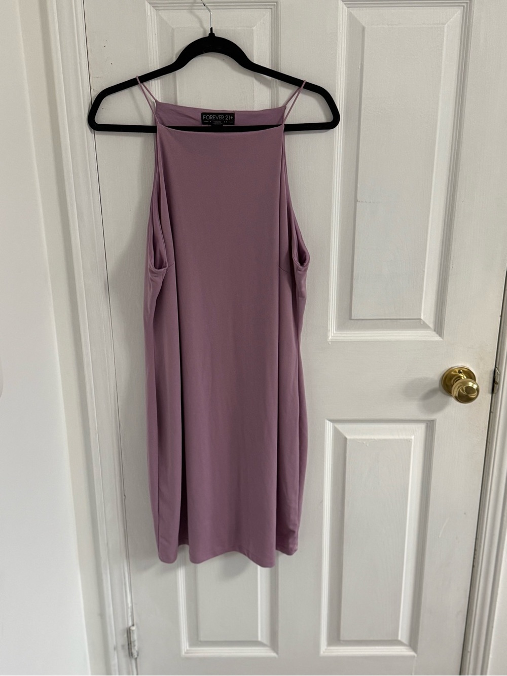 Forever 21 Dusty Mauve Spaghetti Strap Mini Dress